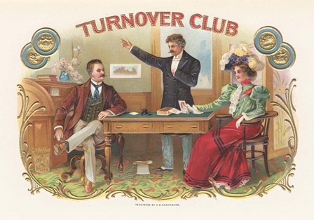 Turnover Club by Art of the Cigar art print