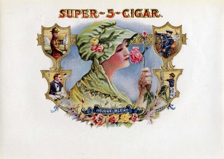 Super-5-Cigar by Art of the Cigar art print