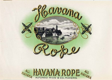Havana Rope by Art of the Cigar art print