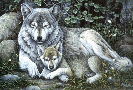 Tender Moment by Jenny Newland art print