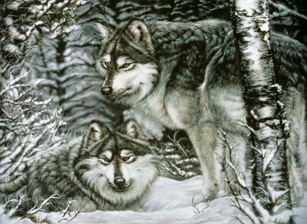 Winter Companions by Jenny Newland art print