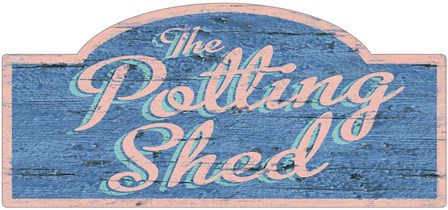 The Potting Shed by RetroPlanet art print