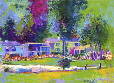 Golf Hole 1 by Richard Wallich art print