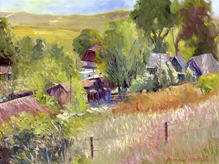 Rooney Ranch by Richard Wallich art print