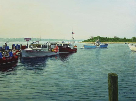 Lobsters &amp; Crabs by Bruce Dumas art print