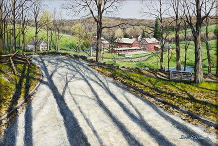 Spring Hill Farm by Bruce Dumas art print