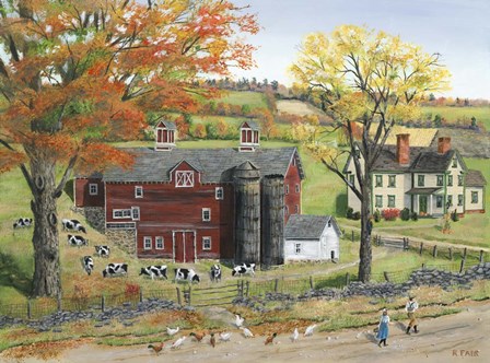 Autumn Pasture by Bob Fair art print