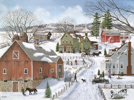 Life on the Farm by Bob Fair art print