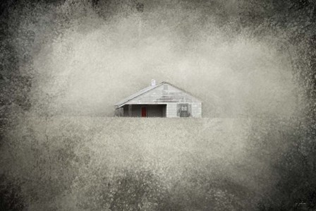 Red Door Farmhouse by Jai Johnson art print