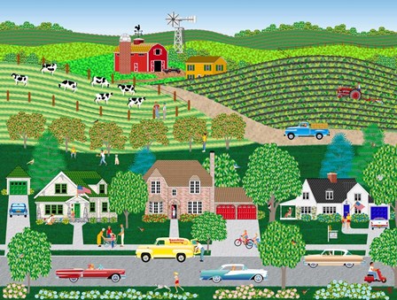 Sunshine Grocery by Mark Frost art print