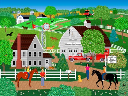 Horse Country by Mark Frost art print