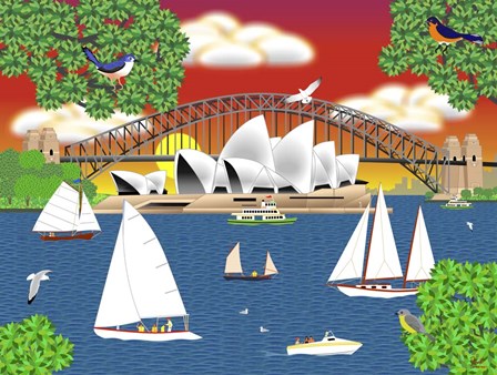 Dream of Sydney by Mark Frost art print