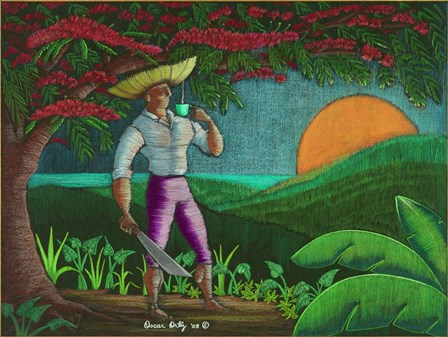 Sombrero by Oscar Ortiz art print