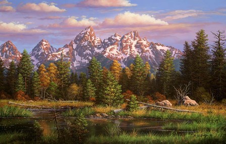 Harmonious Retreat by R.W. Hedge art print