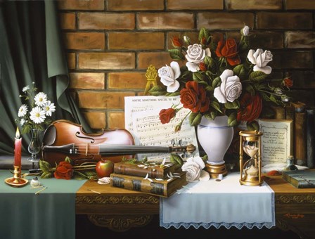 She Loves Me by R.W. Hedge art print