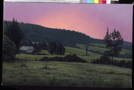 Hillside At Dusk by Wilhelm J. Goebel art print