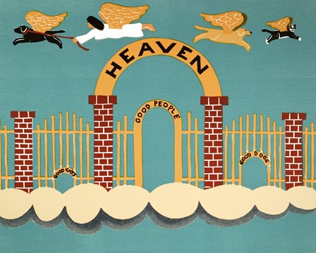 Heaven by Stephen Huneck art print