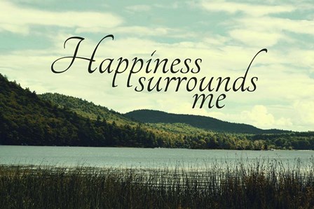 Happiness by Vintage Skies art print