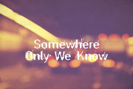 Somewhere Only We Know II by Vintage Skies art print