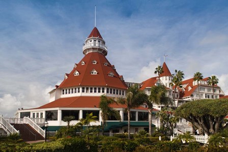 Hotel del Coronado, Coronado, San Diego County by Panoramic Images art print