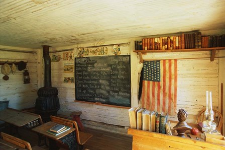 First School in Montana by Panoramic Images art print