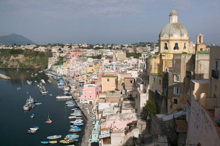 Procida, Naples, Campania, Italy by Panoramic Images art print