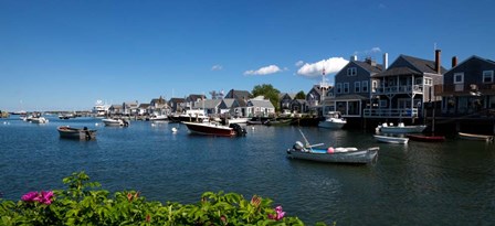 Nantucket Harbor, Massachusetts by Panoramic Images art print