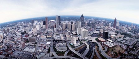 Ariel View of Atlanta, Georgia by Panoramic Images art print