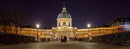 Institute de France from Pont des Arts, Paris, Ile-De-France, France by Panoramic Images art print