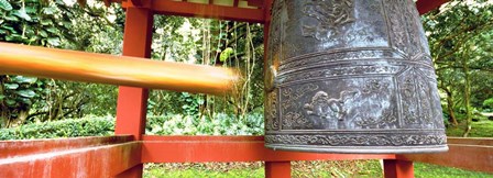 Bell in a Buddhist temple, Byodo-In Temple, Oahu, Hawaii by Panoramic Images art print