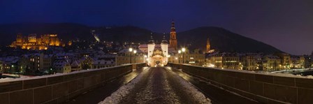 Karl Theodor Bridge, Baden-Wurttemberg, Germany by Panoramic Images art print