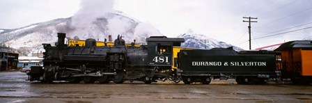 Steam Train, Durango and Silverton Narrow Gauge Railroad, Colorado by Panoramic Images art print
