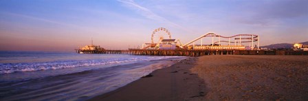 Santa Monica Pier, California by Panoramic Images art print