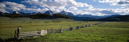 Sawtooth Mountains, Idaho by Panoramic Images art print