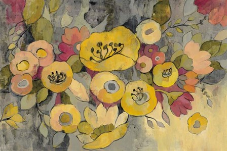 Yellow Floral Duo III by Silvia Vassileva art print