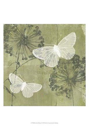 Dandelion &amp; Wings II by Jennifer Goldberger art print