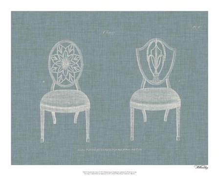Hepplewhite Chairs I by Hepplewhite art print