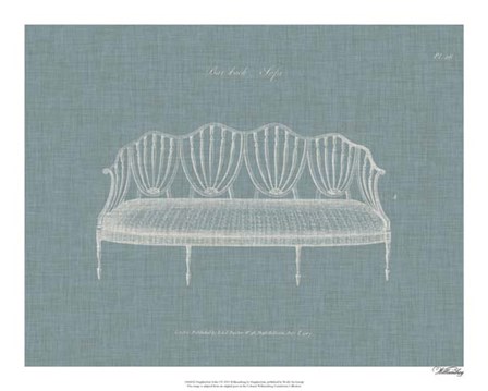 Hepplewhite Sofas I by Hepplewhite art print