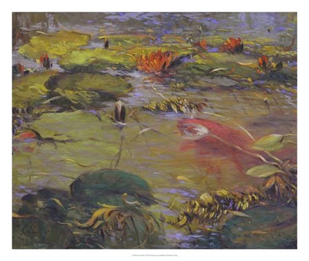 Koi &amp; Lilies I by Chuck Larivey art print