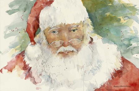 Santa by Annelein Beukenkamp art print