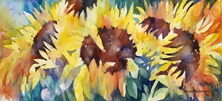 Row Of Sun by Annelein Beukenkamp art print