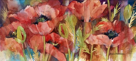 Petals On Parade by Annelein Beukenkamp art print