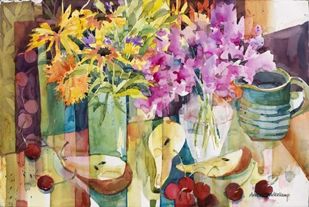 Cherries Jubilee by Annelein Beukenkamp art print