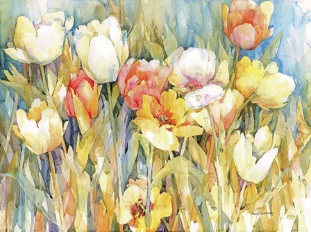 Tulip Team by Annelein Beukenkamp art print
