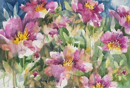 Peony Personalities by Annelein Beukenkamp art print