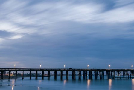 Pier Blue Sky by Chris Moyer art print
