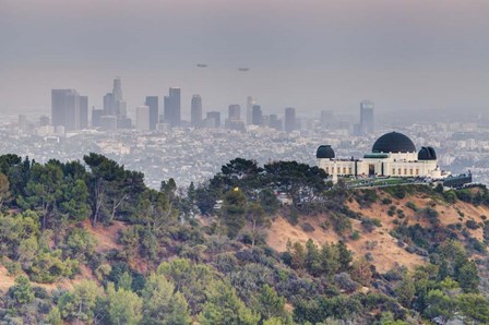 Griffith Over LA by Chris Moyer art print