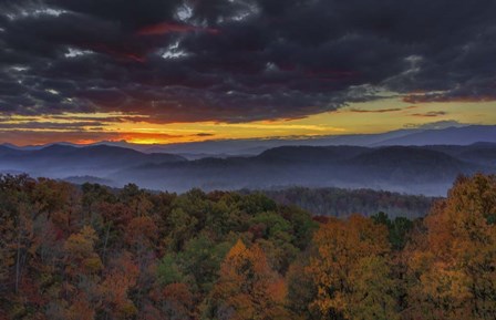 Smokies Sunrise by Galloimages Online art print