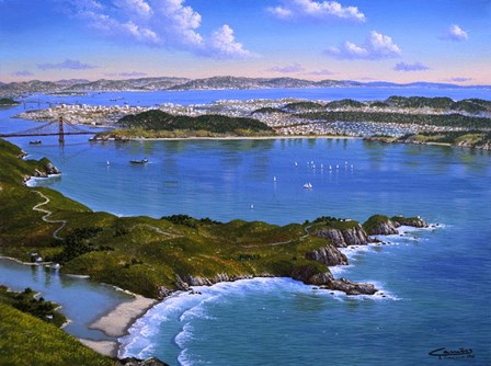 San Francisco From Marine by Eduardo Camoes art print