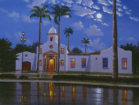 Boca Raton Town Hall, FL by Eduardo Camoes art print